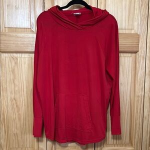 Red Hooded Sweatshirt